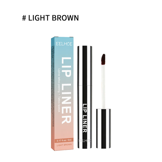 EELHOE Waterproof Lip Liner with Brush for Lip Shape