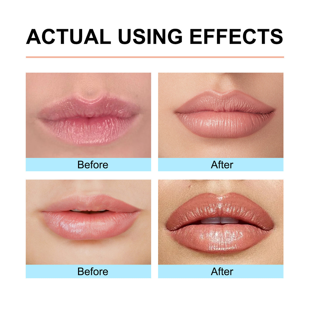 EELHOE Waterproof Lip Liner with Brush for Lip Shape