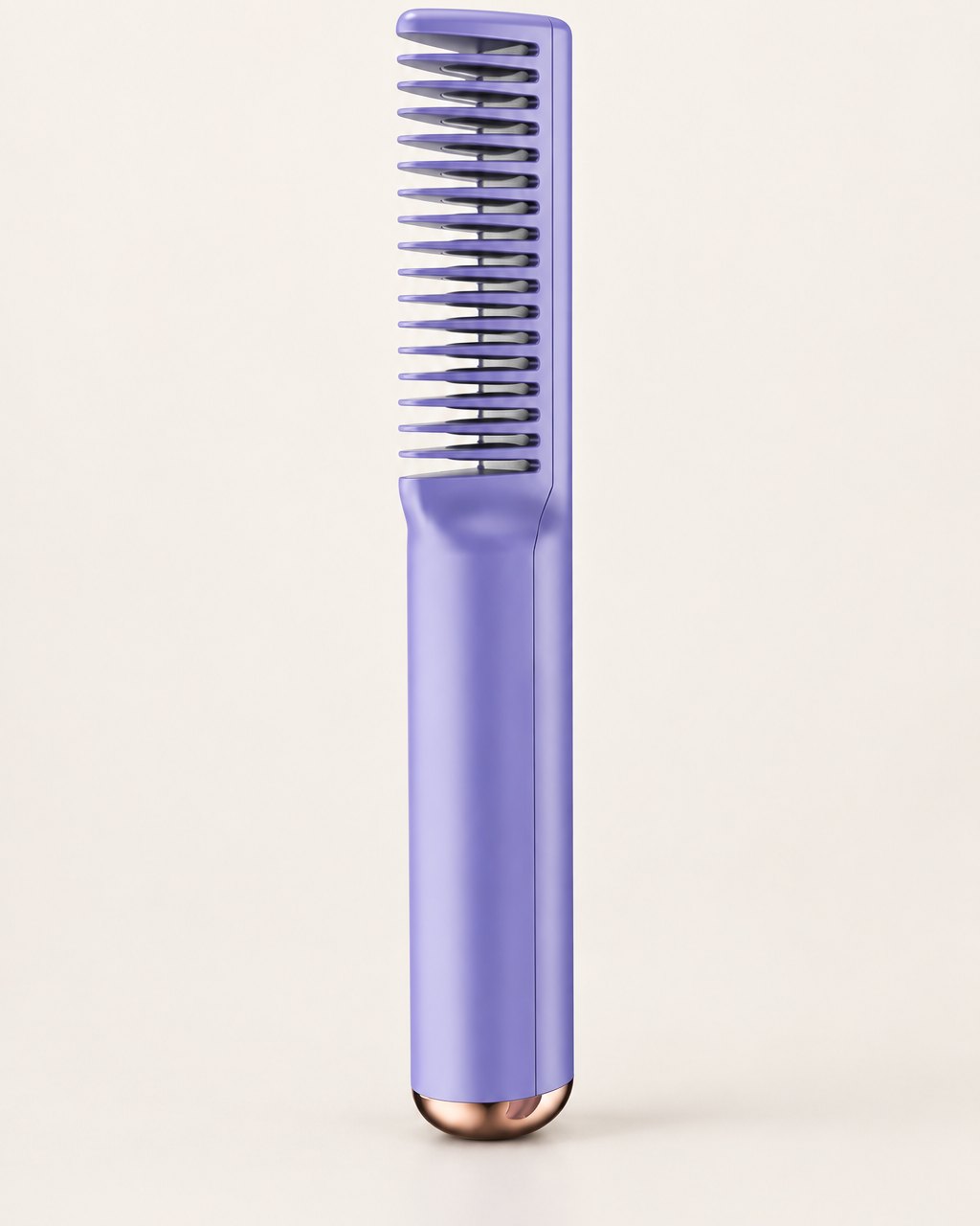 Purple cordless straightening comb