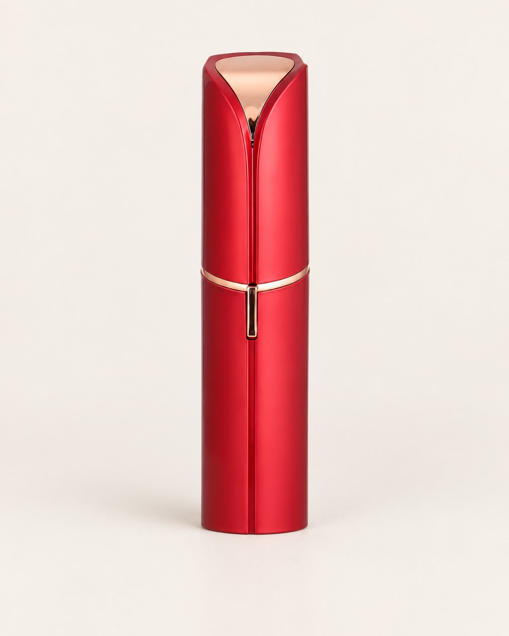 Red facial hair remover